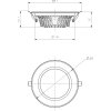 Точечный светильник  SDL-10-90-30K-W20 круглый ЭРА