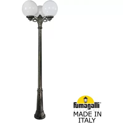 Наземный фонарь GLOBE 300 G30.157.S30.BYF1R Fumagalli Уличный