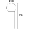 Наземный светильник 30001 30001G/01 форма шар белый Escada