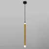 Подвесной светильник Maestro 50133/1 LED бронза коричневый цилиндр Eurosvet