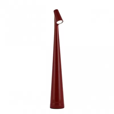 Интерьерная настольная лампа AM128101 128101/H350/3-6K/3W Red красный
