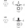 Точечный светильник Venere D55F5711 круглый Fabbian