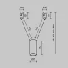 Трековый светильник Focus Led TR157-1-12W3K-BS цилиндр Maytoni