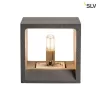 Настенный светильник Solid Cube 1000911 черный SLV