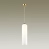 Стеклянный подвесной светильник Vosti 4642/1 цилиндр белый Odeon Light