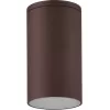 Стеклянный потолочный светильник уличный Kandanchu 7903 цилиндр коричневый Mantra