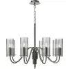 Стеклянная подвесная люстра SL2005 SL2005.103.08 прозрачная цилиндр ST Luce