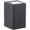 Стеклянный настенный светильник уличный Dwell NC-003333-SB прозрачный