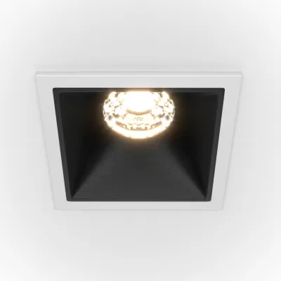 Точечный светильник Alfa LED DL043-01-10W4K-SQ-WB Maytoni черный
