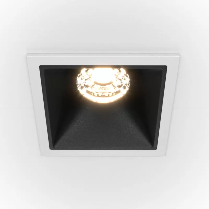 Точечный светильник Alfa LED DL043-01-10W4K-SQ-WB белый Maytoni Точечный светильник Alfa LED DL043-01-10W4K-SQ-WB белый Maytoni