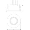 Стеклянный точечный светильник Artis 25096/LED прозрачный Elektrostandard