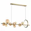 Стеклянный подвесной светильник Necton SL1165.323.15 форма шар ST Luce