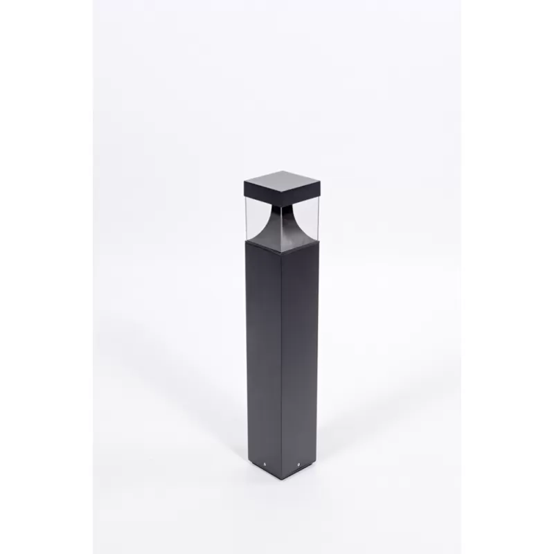 Стеклянный наземный светильник  W61852-650 Gr куб прозрачный Oasis Light