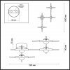 Настенный светильник Costella 3906/14WL белый Odeon Light