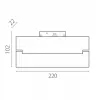 Трековый светильник Uno Cct 269006CCT белый Lightstar