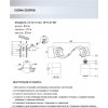 Стеклянная потолочная люстра Merin SF3373/2C-WT-CR-WT белая Seven Fires