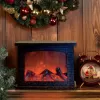 Световая фигура  ULD-L2821-005/DNB/RED BROWN FIREPLACE прозрачный Uniel