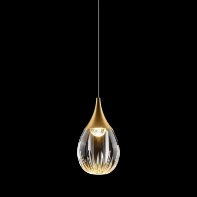 Подвесной светильник Stilla MD24001004-1A gold/clear DeLight Collection