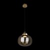 Стеклянный подвесной светильник Bubble 10140B Amber цвет янтарь Loft It
