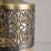 Стеклянный интерьерная настольная лампа Эмир CL467813 цилиндр коричневый Citilux