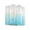 Стеклянное бра Murano 10580W Clear blue прозрачное Loft It