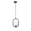 Стеклянный подвесной светильник  V2932-1/1S белый форма шар Vitaluce