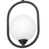 Стеклянный подвесной светильник  V2932-1/1S белый форма шар Vitaluce