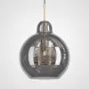 Стеклянный подвесной светильник CATCH catch-smoky01 форма шар серый ImperiumLoft