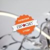 Подвесной светильник Strong 50189/1 LED черный / золото цилиндр желтый Eurosvet