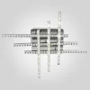 Хрустальная потолочная люстра Soprano 90041/6 хром прозрачная Eurosvet