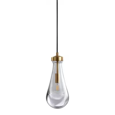 Подвесной светильник Raindrop MT9093-1H brushed gold DeLight Collection