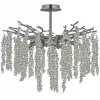 Хрустальная потолочная люстра Tavenna Nickel Tavenna H 1.3.60.800 N прозрачная Dio D'Arte