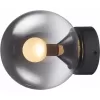 Стеклянный настенный светильник Aura 8615W-1S BK-SM форма шар iLedex Стеклянный настенный светильник Aura 8615W-1S BK-SM форма шар iLedex