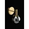Стеклянное бра Genia APL.610.01.01 форма шар серое Aployt