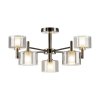 Стеклянная потолочная люстра Elan CL241151 цилиндр Citilux