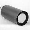 Стеклянный подвесной светильник Milam LSP-7450 серый Lussole