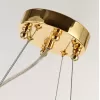 Стеклянная подвесная люстра Inventio 2754-8P белая Favourite