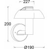 Настенный светильник уличный SPRIL W2251S R Oasis Light