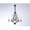 Стеклянная подвесная люстра TRADITIONAL TR3238 прозрачная конус Ambrella