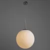 Стеклянный подвесной светильник Volare A1563SP-1CC форма шар белый Artelamp Стеклянный подвесной светильник Volare A1563SP-1CC форма шар белый Artelamp