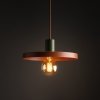 Подвесной светильник  10749 SILA GREEN BRICK круглый коричневый TK Lighting