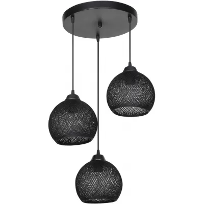 Подвесной светильник Lizbeth TL1612R-03BK TopLight форма шар