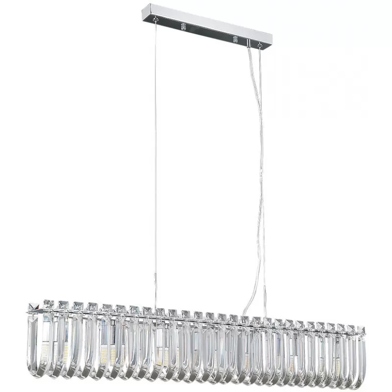 Хрустальный подвесной светильник Mayotte A1071SP-7CC прозрачный Хрустальный подвесной светильник Mayotte A1071SP-7CC прозрачный