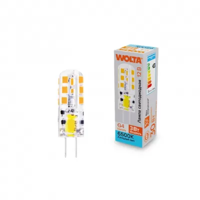Лампочка светодиодная  WSTD-JC-12V3W6KG4-S Wolta