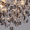 Хрустальная потолочная люстра  02387-0.3-8+4 CR прозрачная