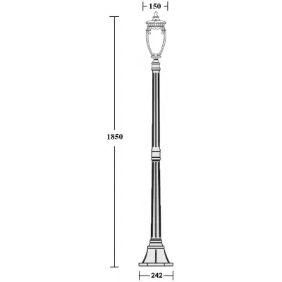 Наземный фонарь VERONA 86208 Gb Oasis Light