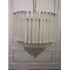 Стеклянная подвесная люстра  40.1594 белая ImperiumLoft