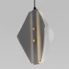 Стеклянный подвесной светильник Glare 304054 LED латунь серый Eurosvet