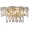 Хрустальный настенный светильник Palatium 4207-2W прозрачный Favourite