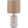 Интерьерная настольная лампа Terazio 8141/1T коричневый цилиндр Lumion
